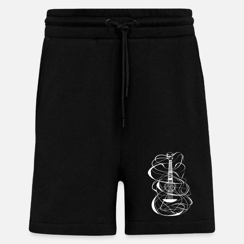 Ukulele Skizze - Shorts - made by SPREAD - SOLID BLACK
