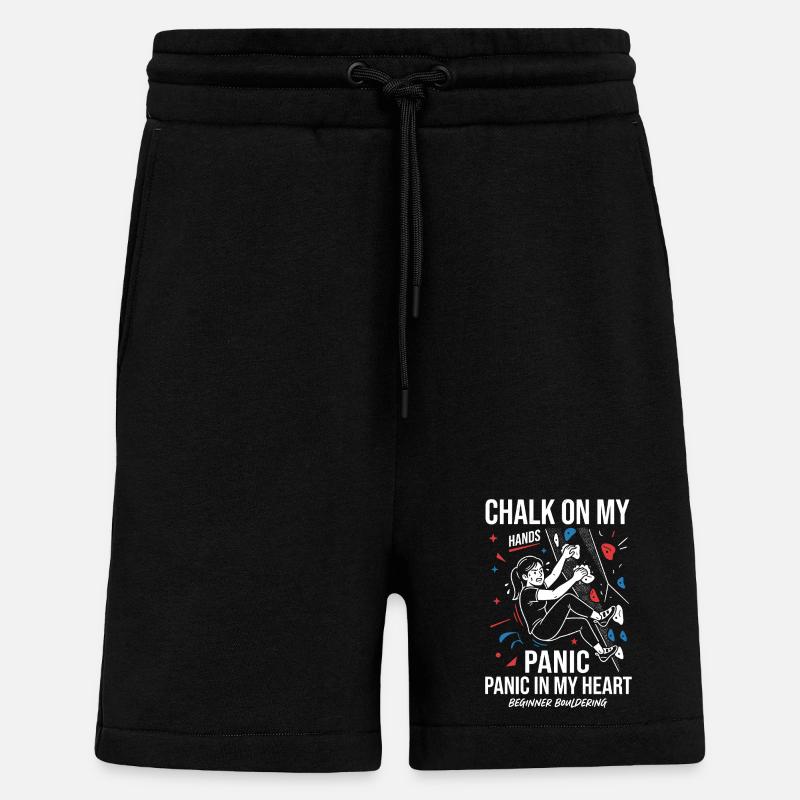 Kreide an den Händen - Shorts - made by SPREAD - SOLID BLACK