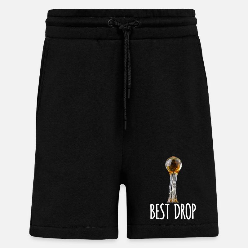 Trichome Best Drop - Short bio décontracté fabriqué en UE - SOLID BLACK