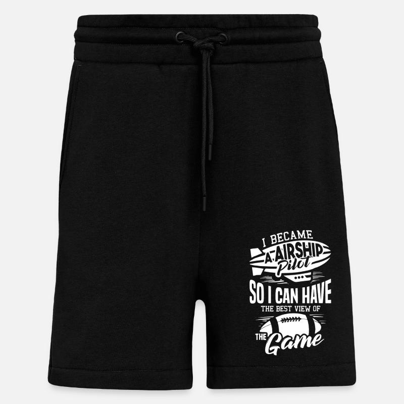 I Became Airship Pilot - Shorts - made by SPREAD - SOLID BLACK