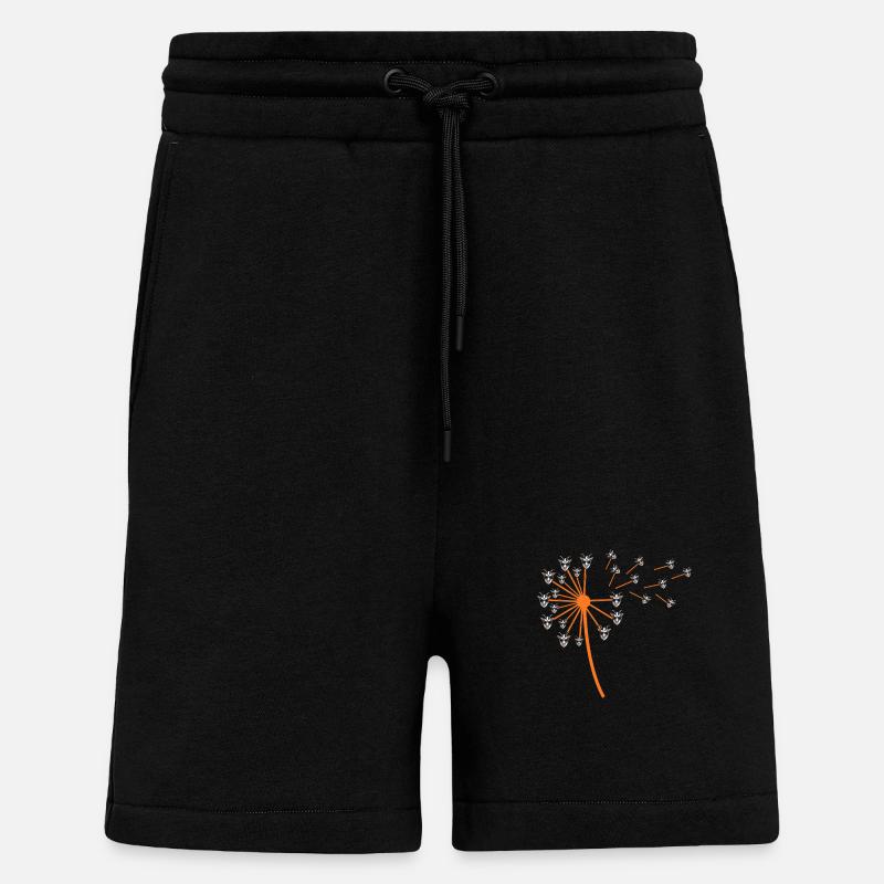 Chèvres - Short bio décontracté fabriqué en UE - SOLID BLACK