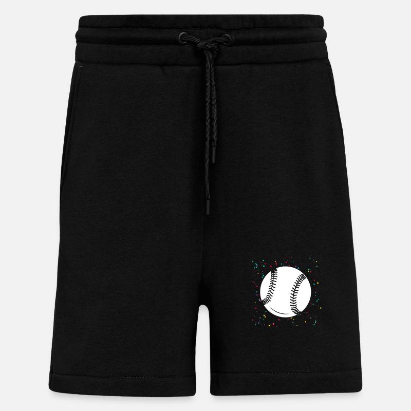 Baseballspieler Baseball - Shorts - made by SPREAD - SOLID BLACK