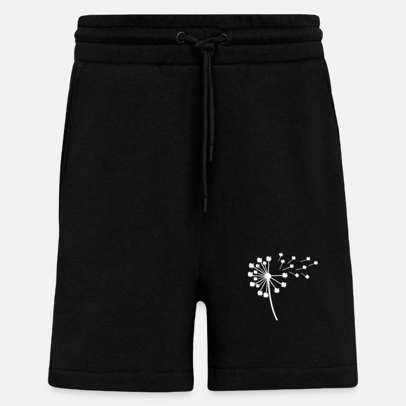 Poulets Coq Dinde - Short bio décontracté fabriqué en UE - SOLID BLACK