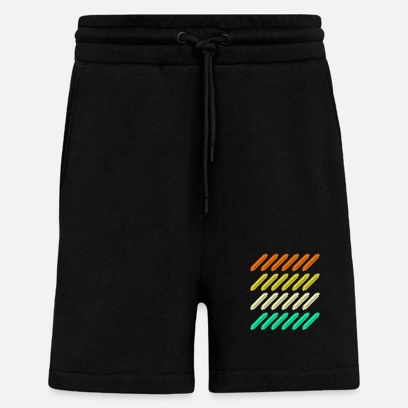 Harmonika Mundharmonika - Shorts - made by SPREAD - SOLID BLACK
