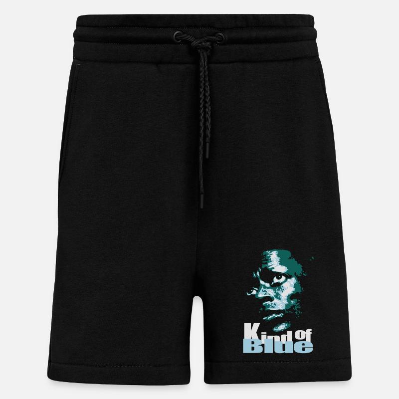 Blue jazz flex - Short bio décontracté fabriqué en UE - SOLID BLACK