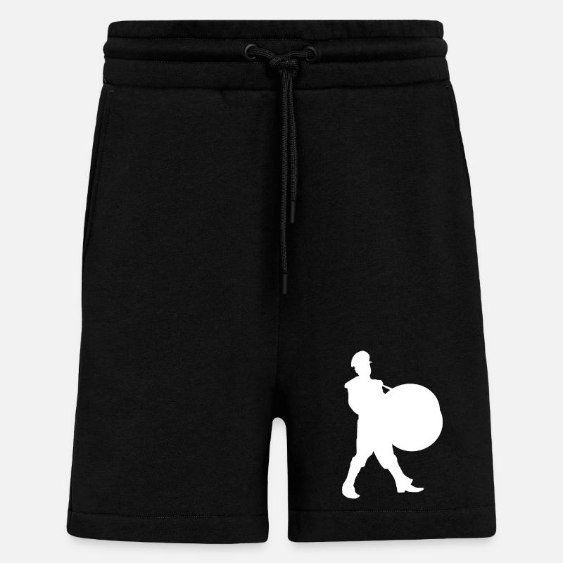Silhouette du Héros de l’Écran - Short bio décontracté fabriqué en UE - SOLID BLACK