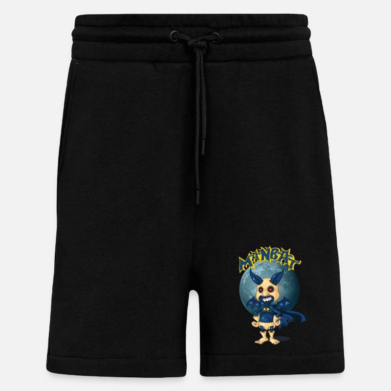 Man Bat - Shorts - made by SPREAD - SOLID BLACK