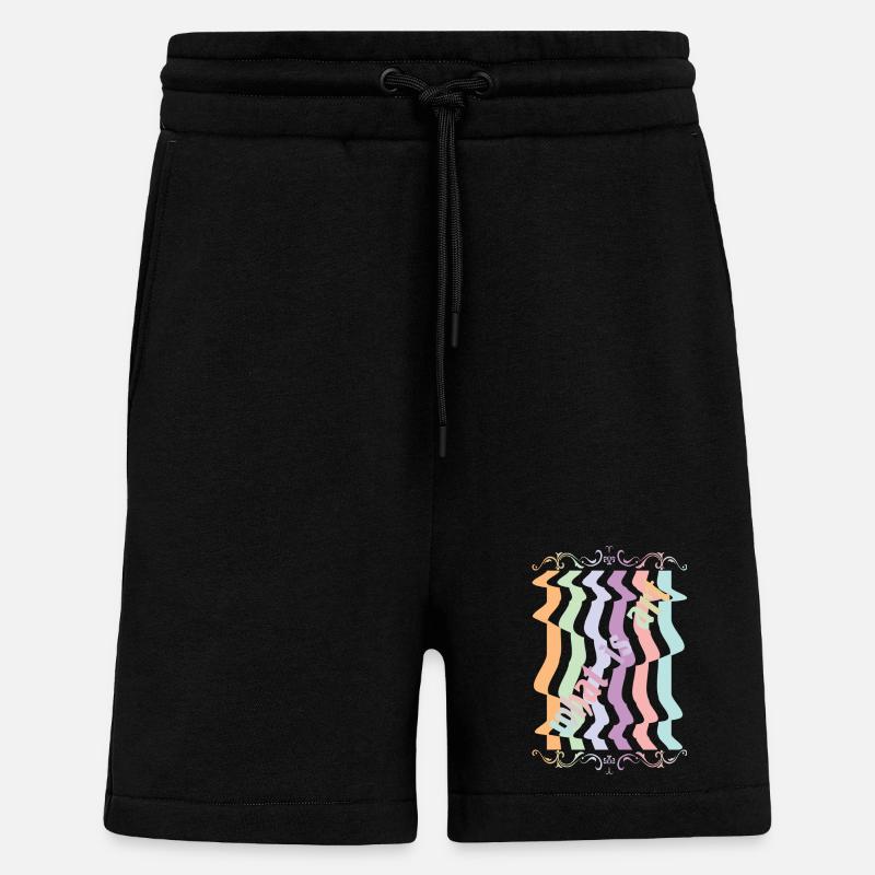 Abstrakte Kunst - Shorts - made by SPREAD - SOLID BLACK
