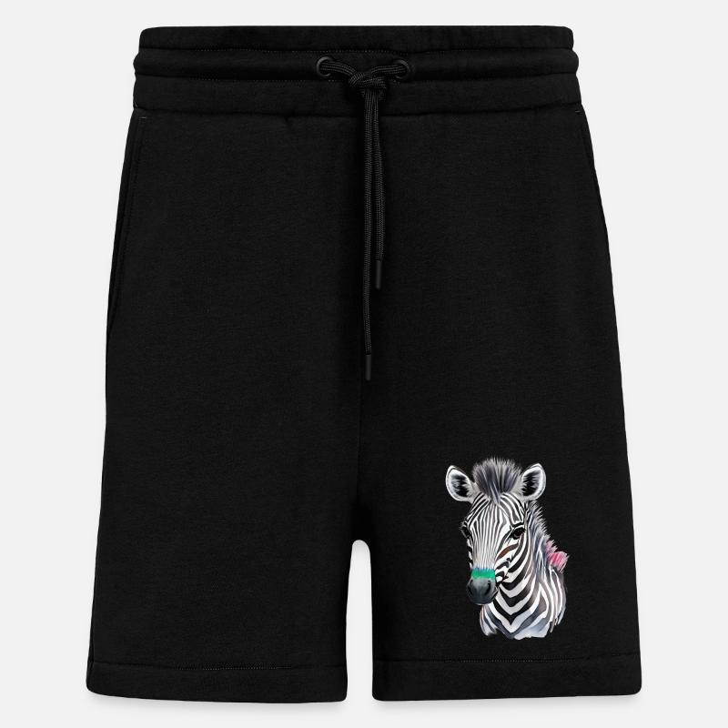 Zebafohlen - Shorts - made by SPREAD - SOLID BLACK