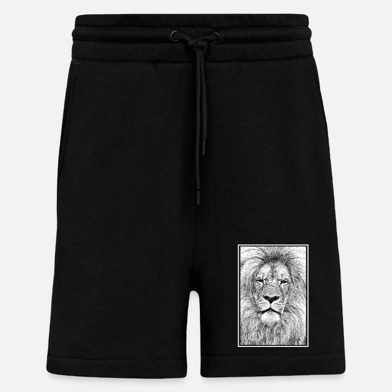 Prächtiger Löwe - Shorts - made by SPREAD - SOLID BLACK