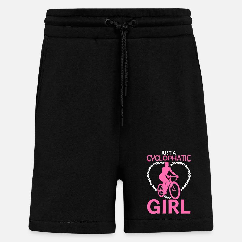 Nur eine Radfahrerin - Shorts - made by SPREAD - SOLID BLACK