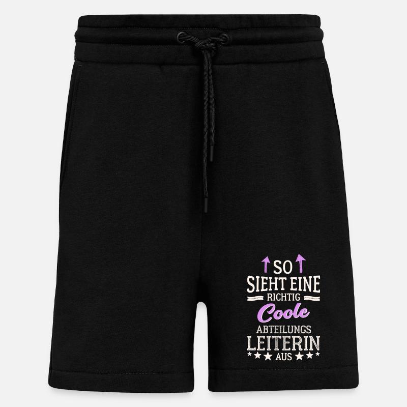 So sieht eine richtig coole Abteilungsleiterin aus - Shorts - made by SPREAD - SOLID BLACK