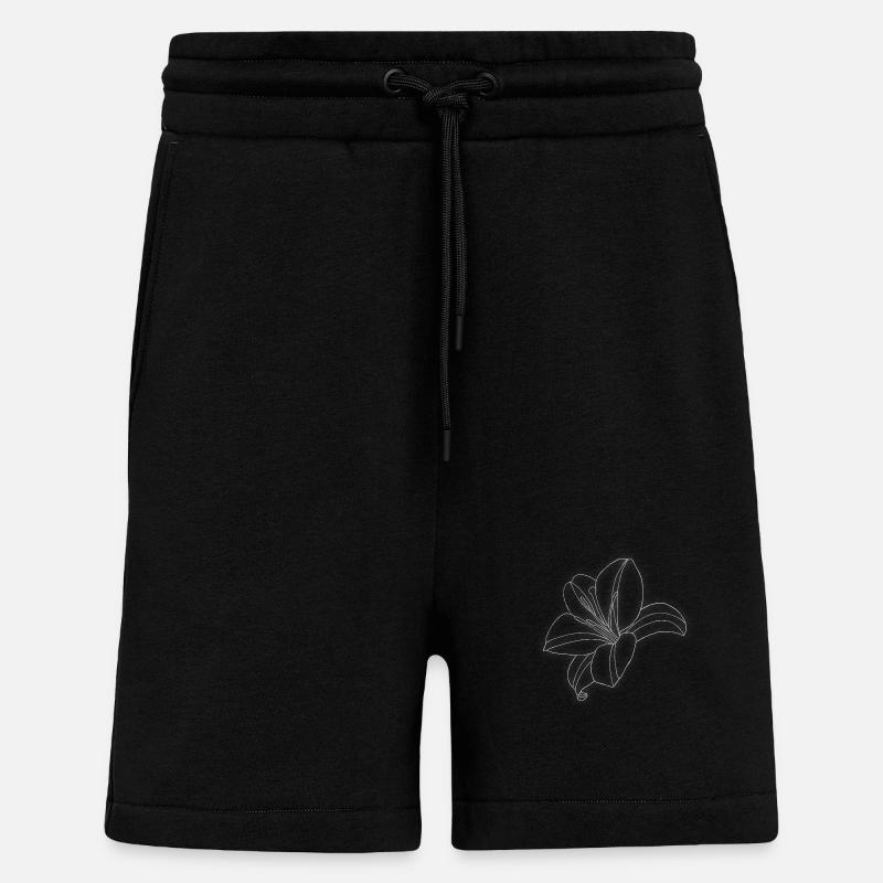 Lys - Short bio décontracté fabriqué en UE - SOLID BLACK