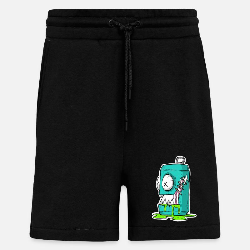 Monster Dose Cartoon Comic - Shorts - made by SPREAD - SOLID BLACK