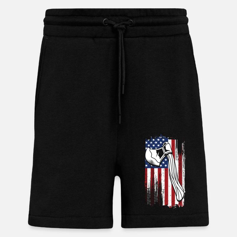 Hache - Short bio décontracté fabriqué en UE - SOLID BLACK