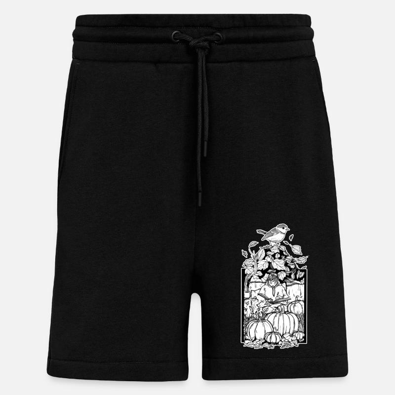 Autums mind - Shorts - made by SPREAD - SOLID BLACK
