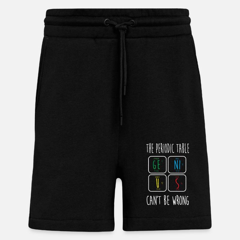 Periodensystem - Shorts - made by SPREAD - SOLID BLACK