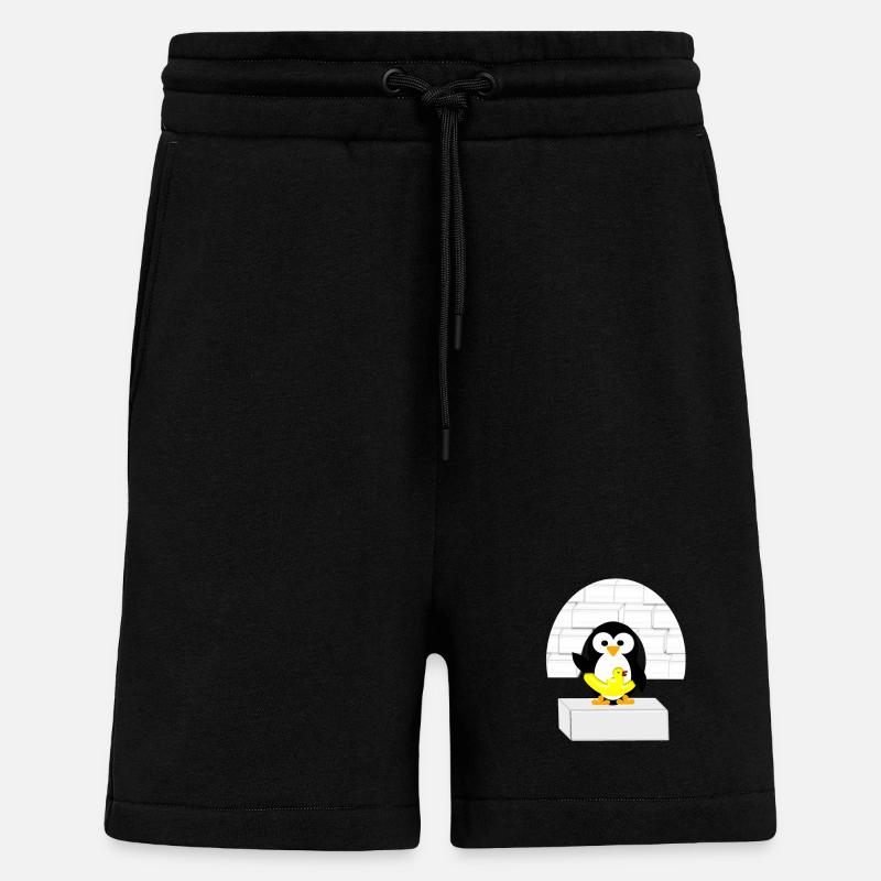 Pinguin - Shorts - made by SPREAD - SOLID BLACK