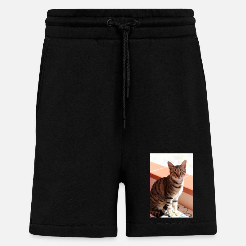 Katze Kätzchen - Shorts - made by SPREAD - SOLID BLACK