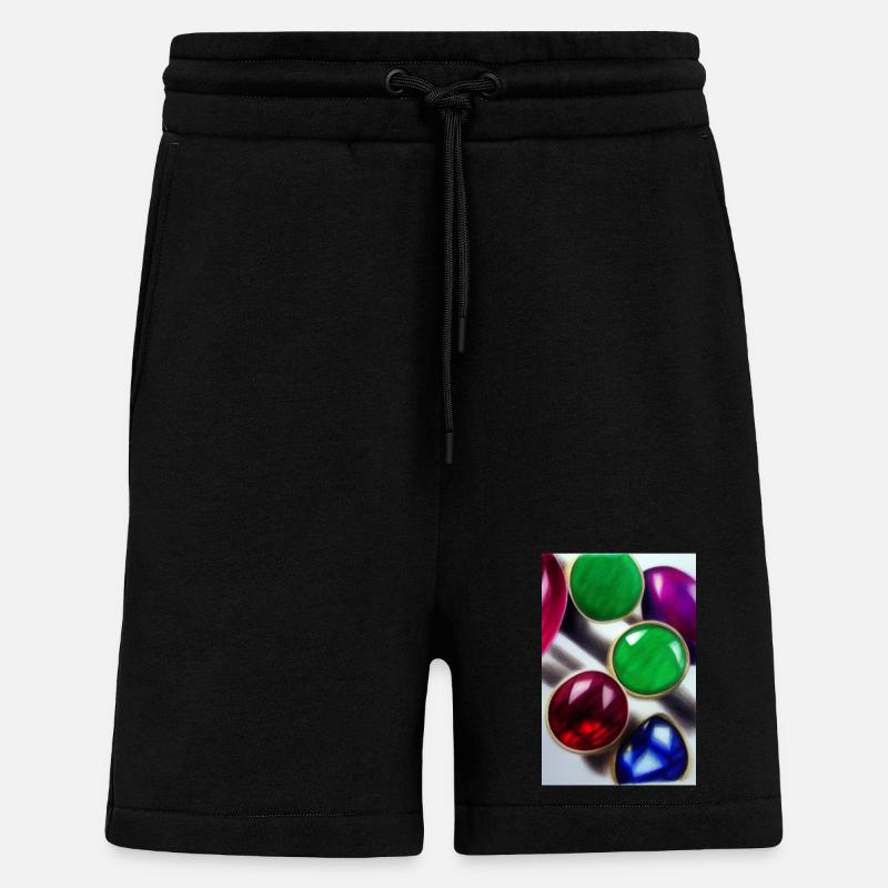 Edelsteine - Shorts - made by SPREAD - SOLID BLACK