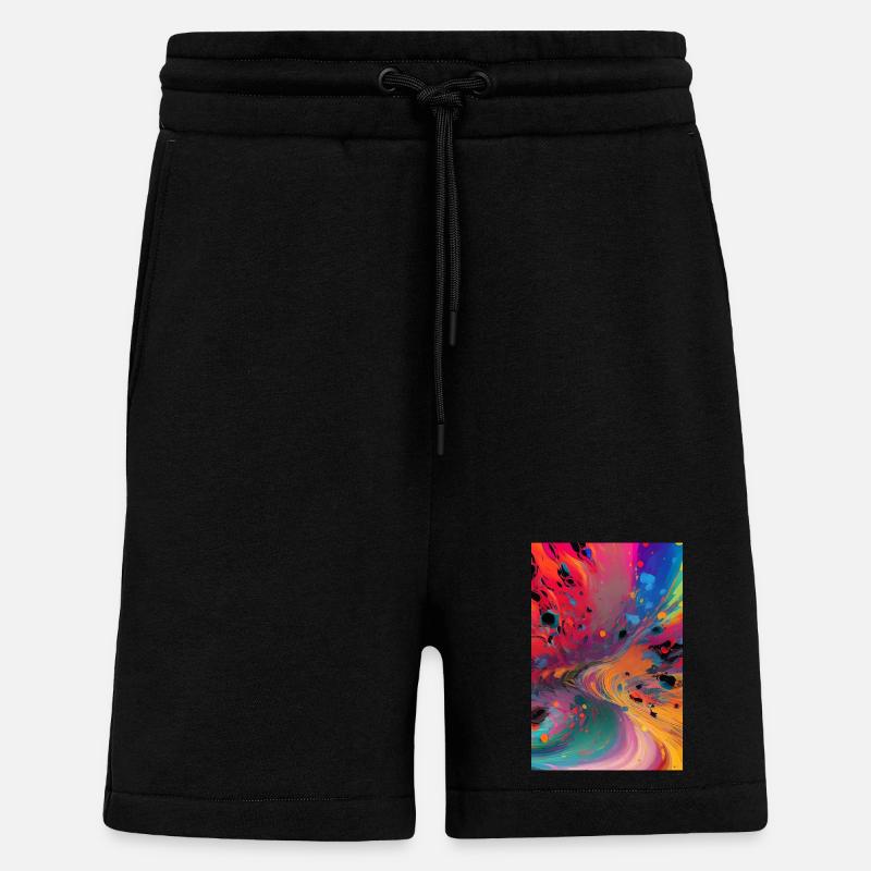 Abstrakte Kunst - Shorts - made by SPREAD - SOLID BLACK