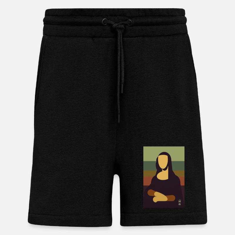 Mona Lisa - Short bio décontracté fabriqué en UE - SOLID BLACK