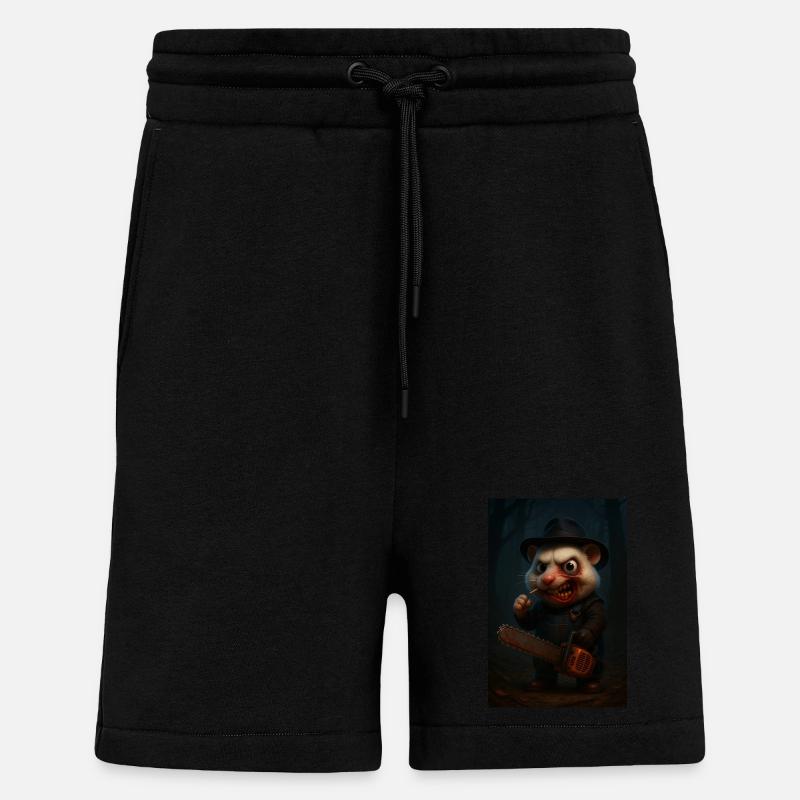 M. M - Short bio décontracté fabriqué en UE - SOLID BLACK