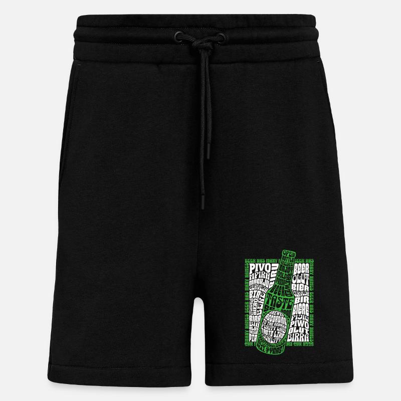 Bier - Shorts - made by SPREAD - SOLID BLACK