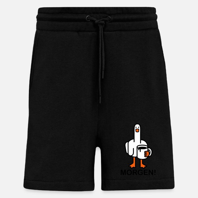 Good morning! - Shorts - made by SPREAD - SOLID BLACK