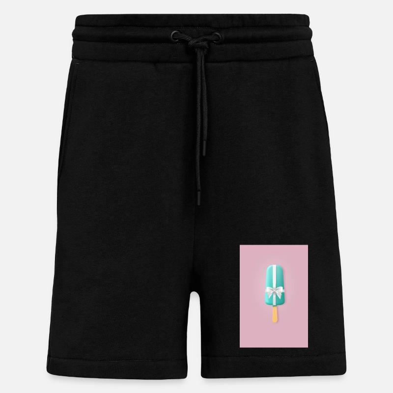 Pastell Popsicle Geschenkband - Shorts - made by SPREAD - SOLID BLACK