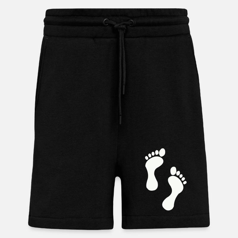 Small feet, big dreams - Shorts - made by SPREAD - SOLID BLACK