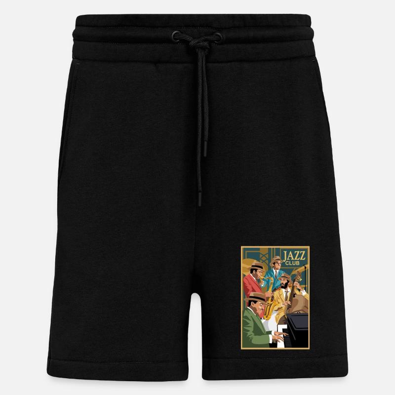 Jazzclub - Shorts - made by SPREAD - SOLID BLACK