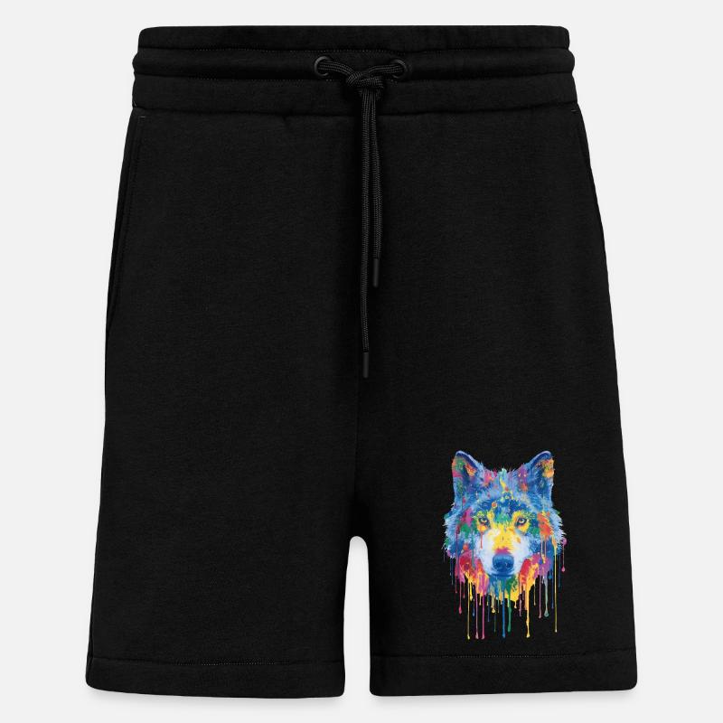 Wolf - Shorts - made by SPREAD - SOLID BLACK