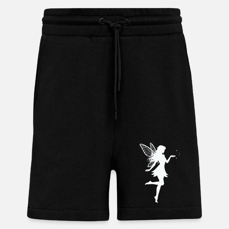 Elfe Fée - Short bio décontracté fabriqué en UE - SOLID BLACK