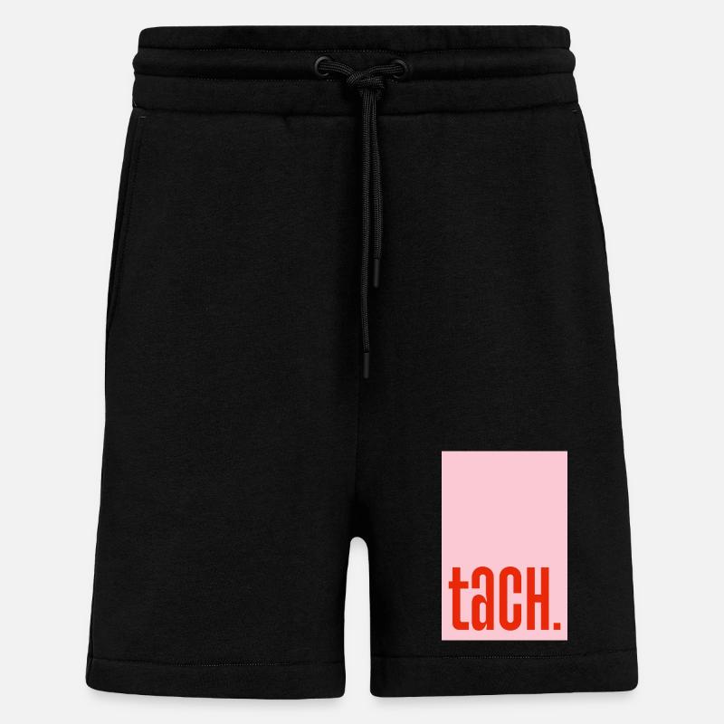 Tach - rosa rot - Shorts - made by SPREAD - SOLID BLACK