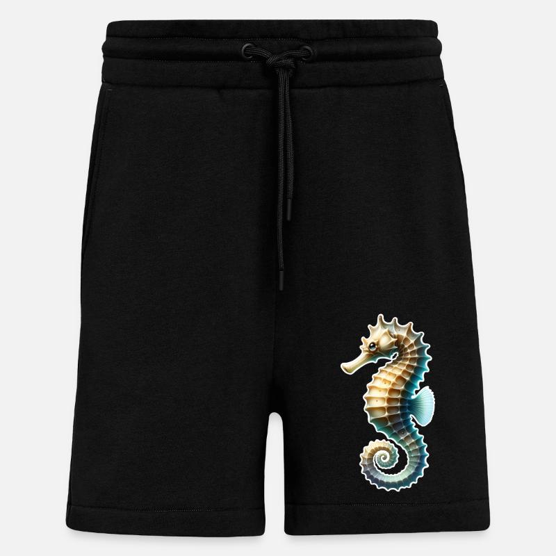Seepferd - Shorts - made by SPREAD - SOLID BLACK