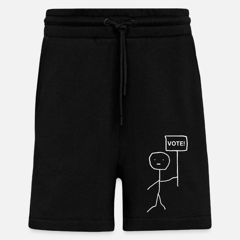 Select - English - Shorts - made by SPREAD - SOLID BLACK