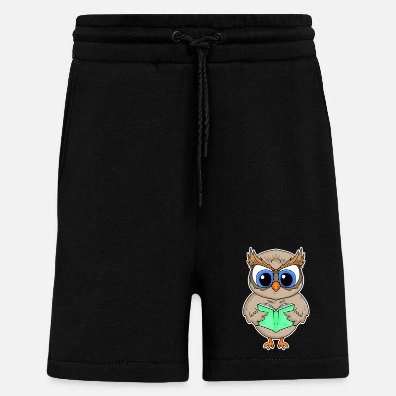 Reading Book Books Reader Gift - Shorts - made by SPREAD - SOLID BLACK
