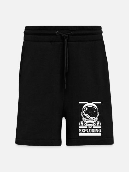 J’explore - Short bio décontracté fabriqué en UE - SOLID BLACK