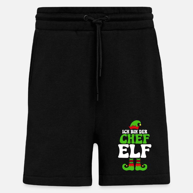 Je suis le patron onze - Short bio décontracté fabriqué en UE - SOLID BLACK