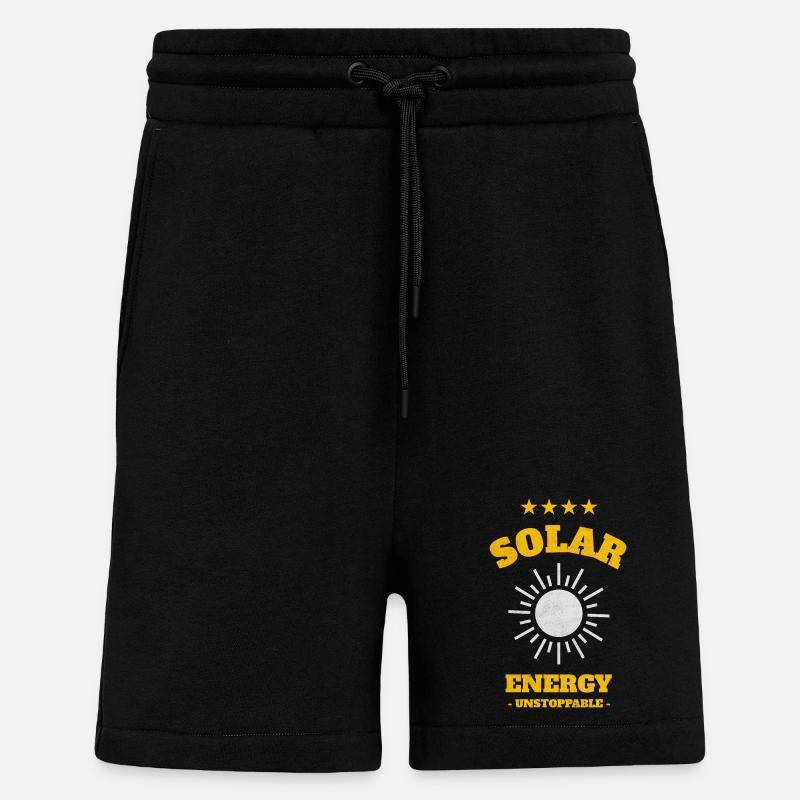 Solarenergie Unaufhaltsam  - Shorts - made by SPREAD - SOLID BLACK