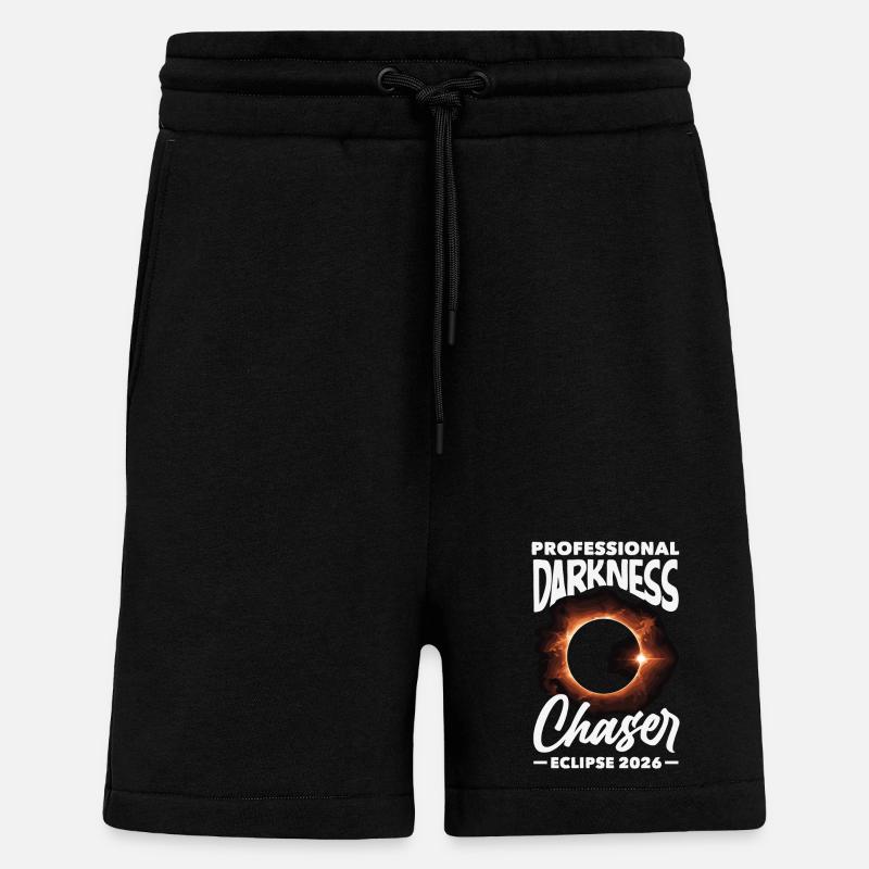 Sonnenfinsternis 2026, 12. August - Shorts - made by SPREAD - SOLID BLACK