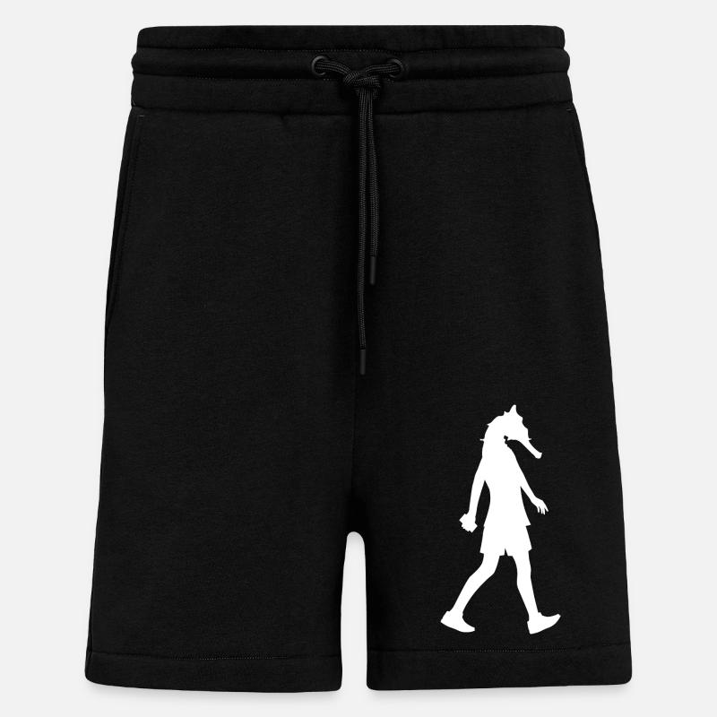 Fille hippocampe - Short bio décontracté fabriqué en UE - SOLID BLACK