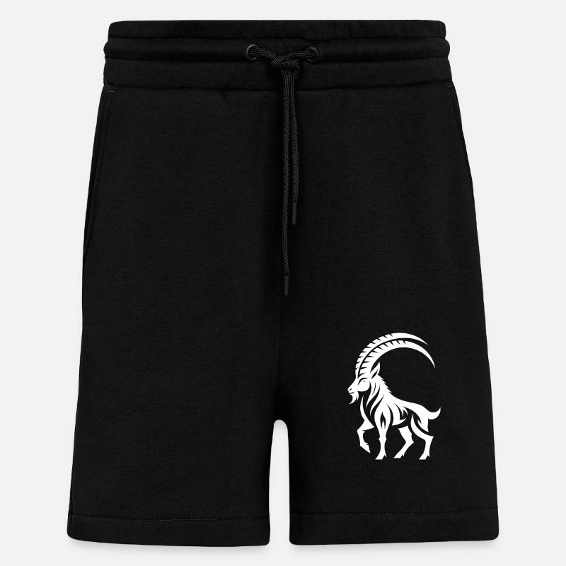 Sternzeichen Tattoo Stolzer Steinbock - Shorts - made by SPREAD - SOLID BLACK