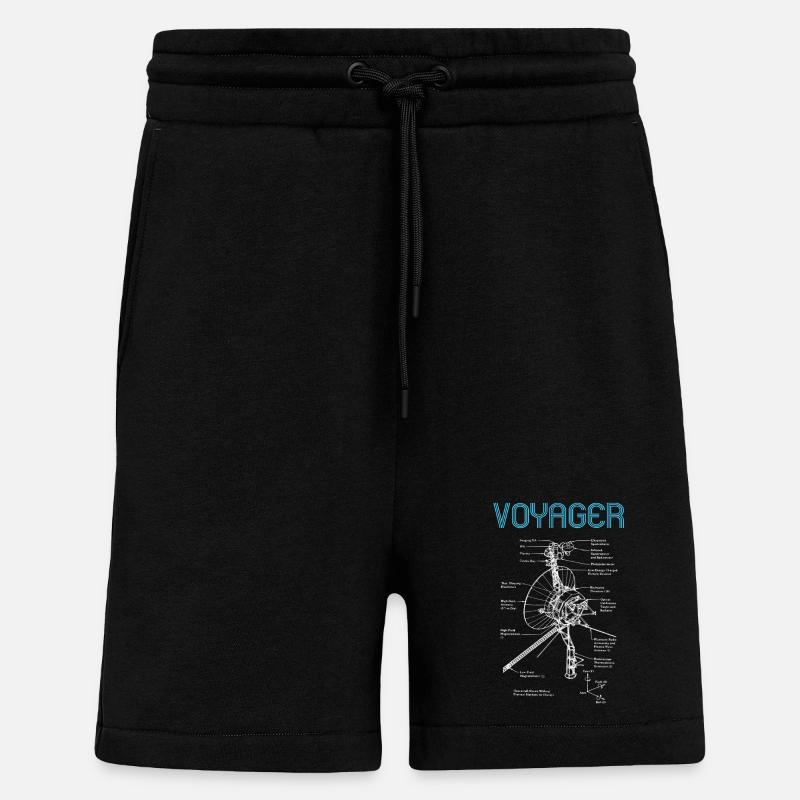 Voyager - Short bio décontracté fabriqué en UE - SOLID BLACK