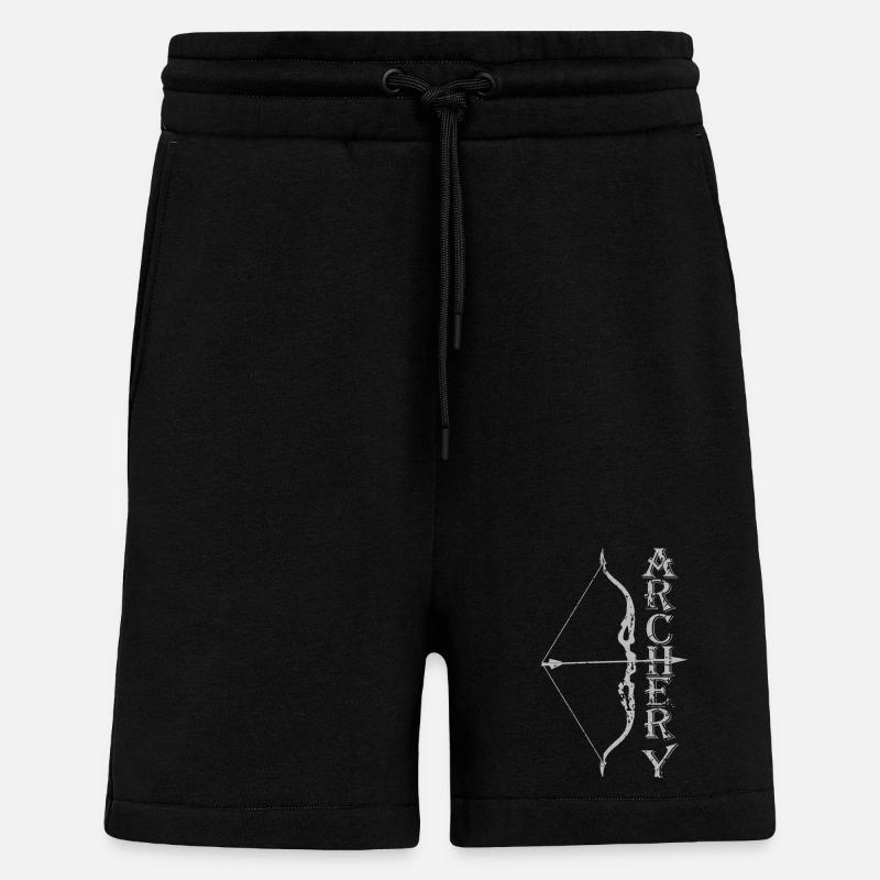 Bogenschießen, Bogensport, Bogenschütze, Archery - Shorts - made by SPREAD - SOLID BLACK