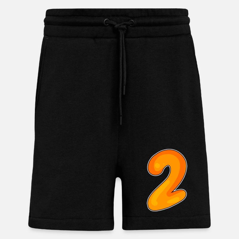2 - Short bio décontracté fabriqué en UE - SOLID BLACK