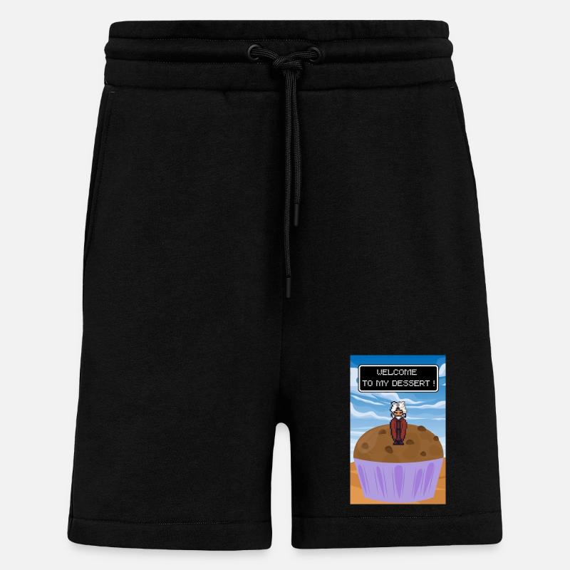 Willkommen zum Dessert - Shorts - made by SPREAD - SOLID BLACK