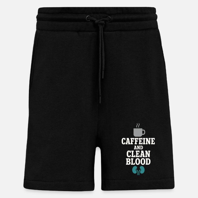 Dialyse Schwester Tech Nierenpflege Nephrologie - Shorts - made by SPREAD - SOLID BLACK
