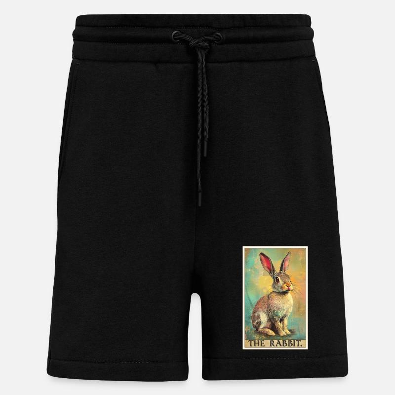 Lapin Lapin - Short bio décontracté fabriqué en UE - SOLID BLACK